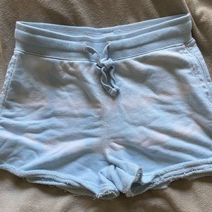 Mia & Tess light blue sleep shorts